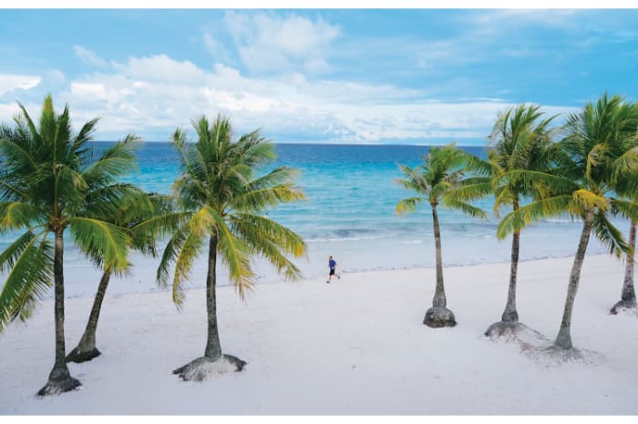 ボラカイ島の白砂ビーチ