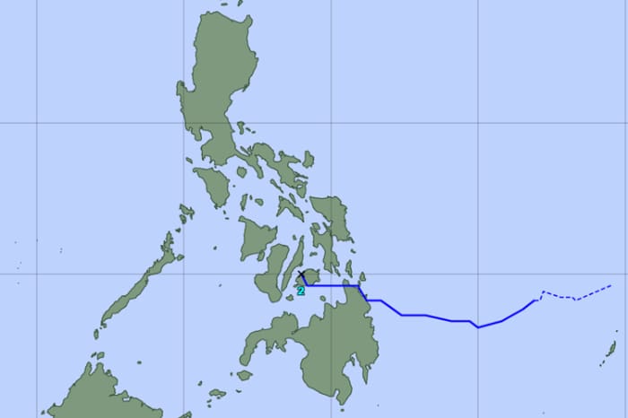 台風２号の進路