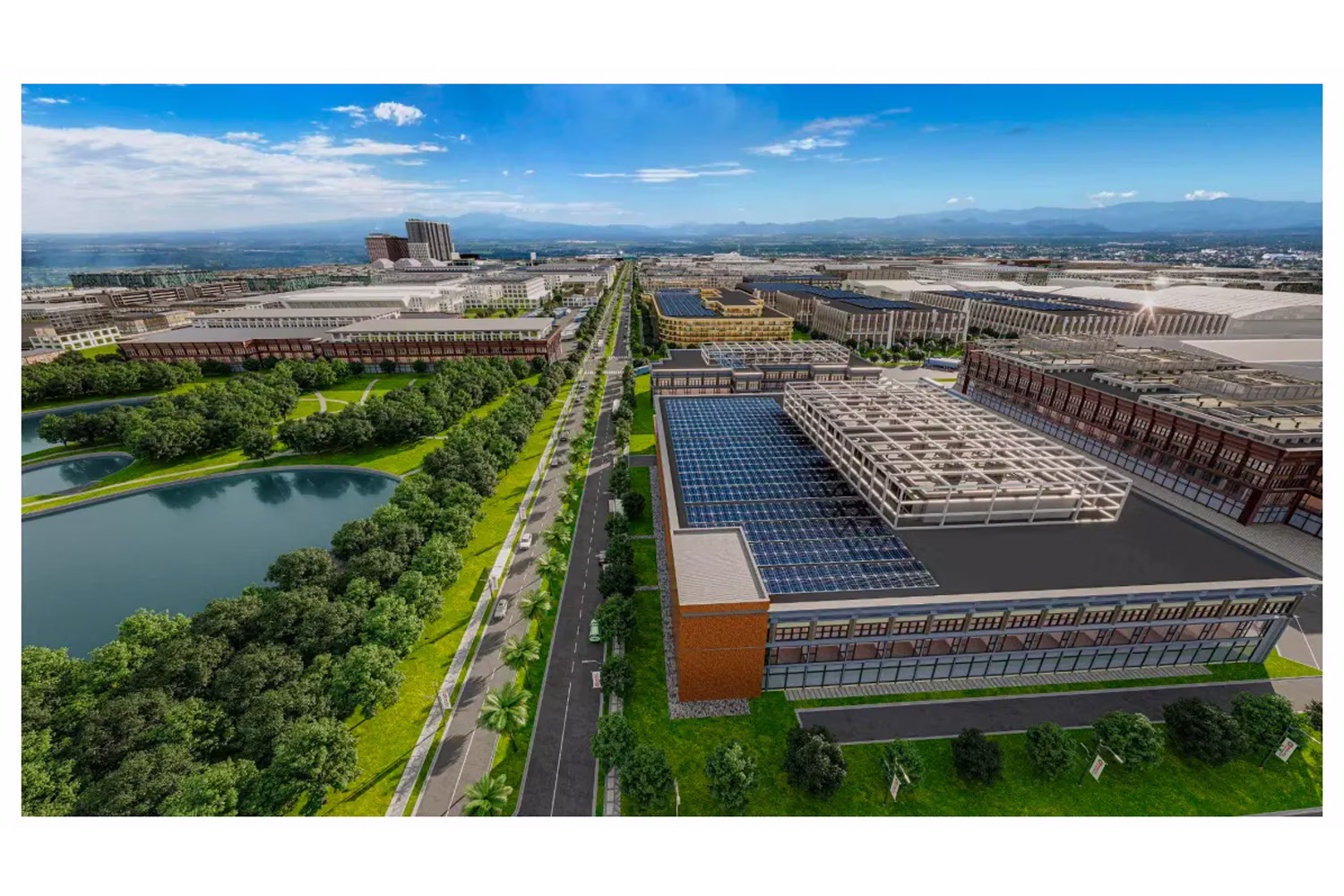 味の素フィリピンの新製造拠点の完成予想図