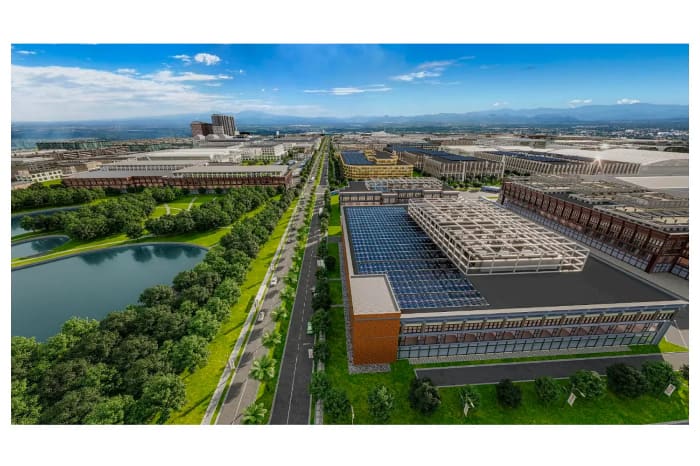 味の素フィリピンの新製造拠点の完成予想図