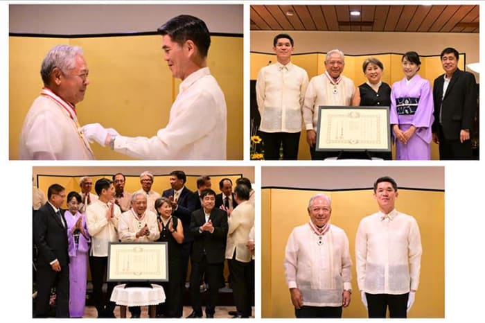 旭日重光章受章の祝賀レセプション