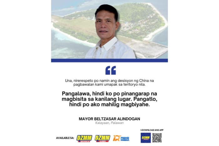 中国政府による入国禁止措置に態度表明するアリンドガン・カラヤアン町長