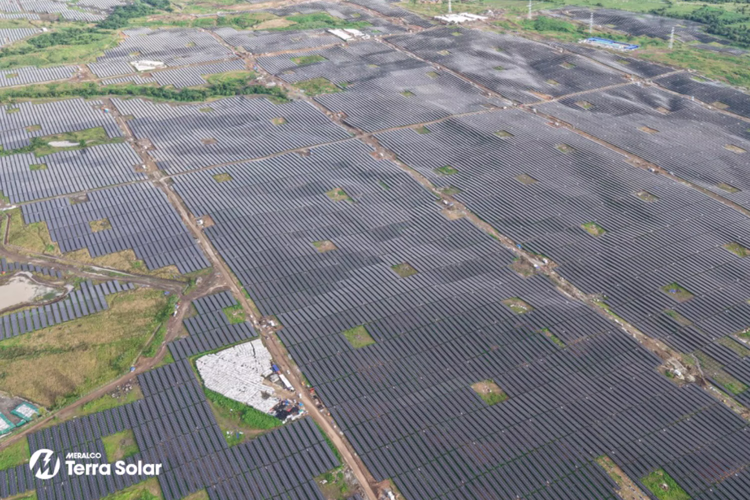 Ｍテラ・ソーラーの事業地の様子