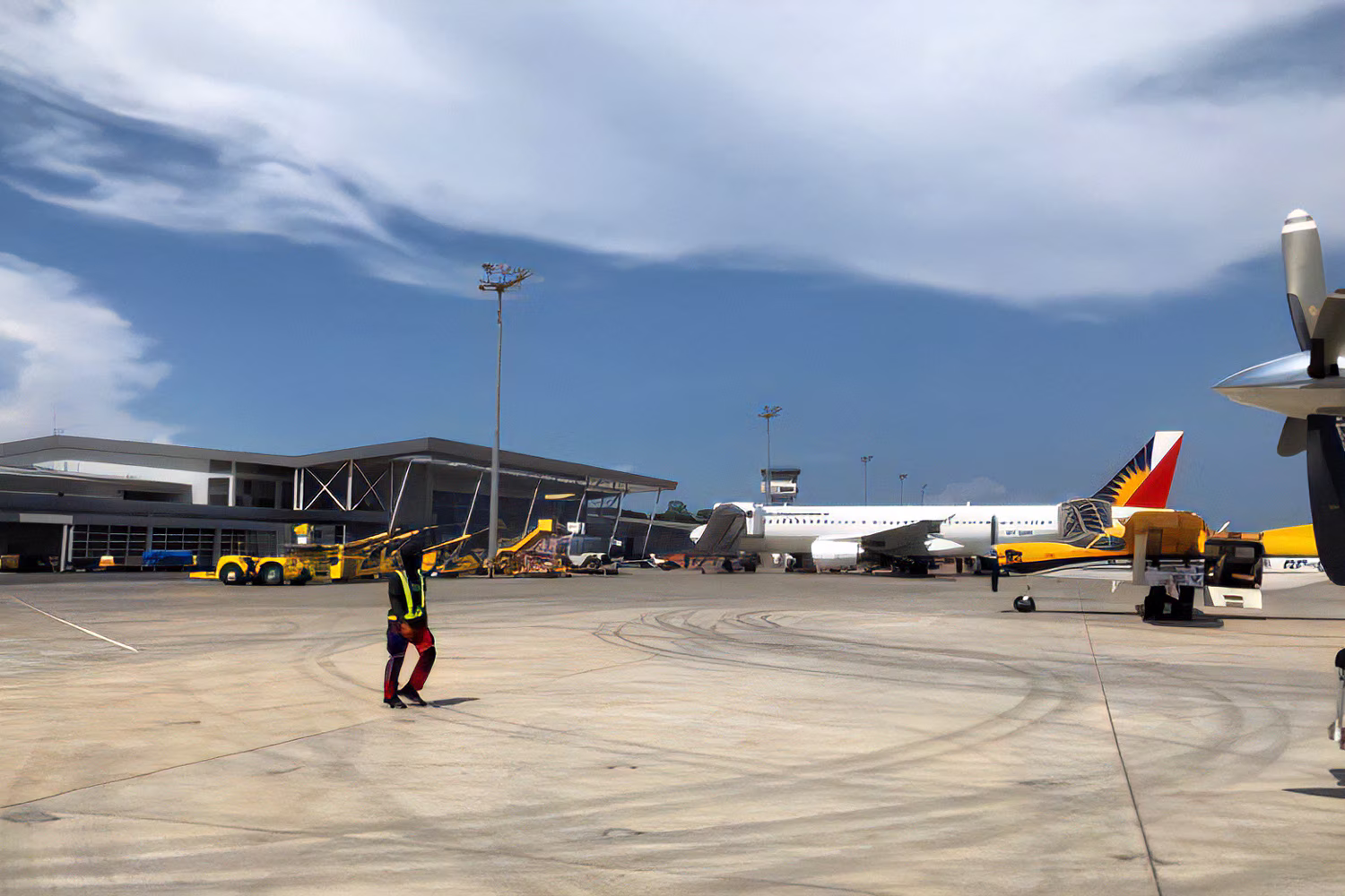 プエルトプリンセサ国際空港の駐機場