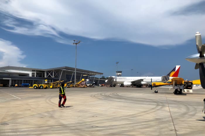 プエルトプリンセサ国際空港の駐機場