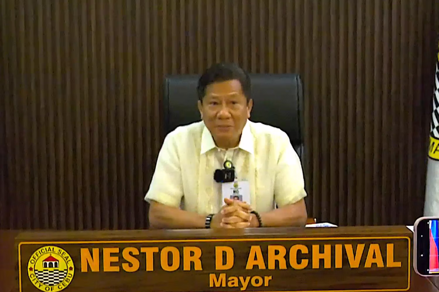 セブ市のアーキバル市長