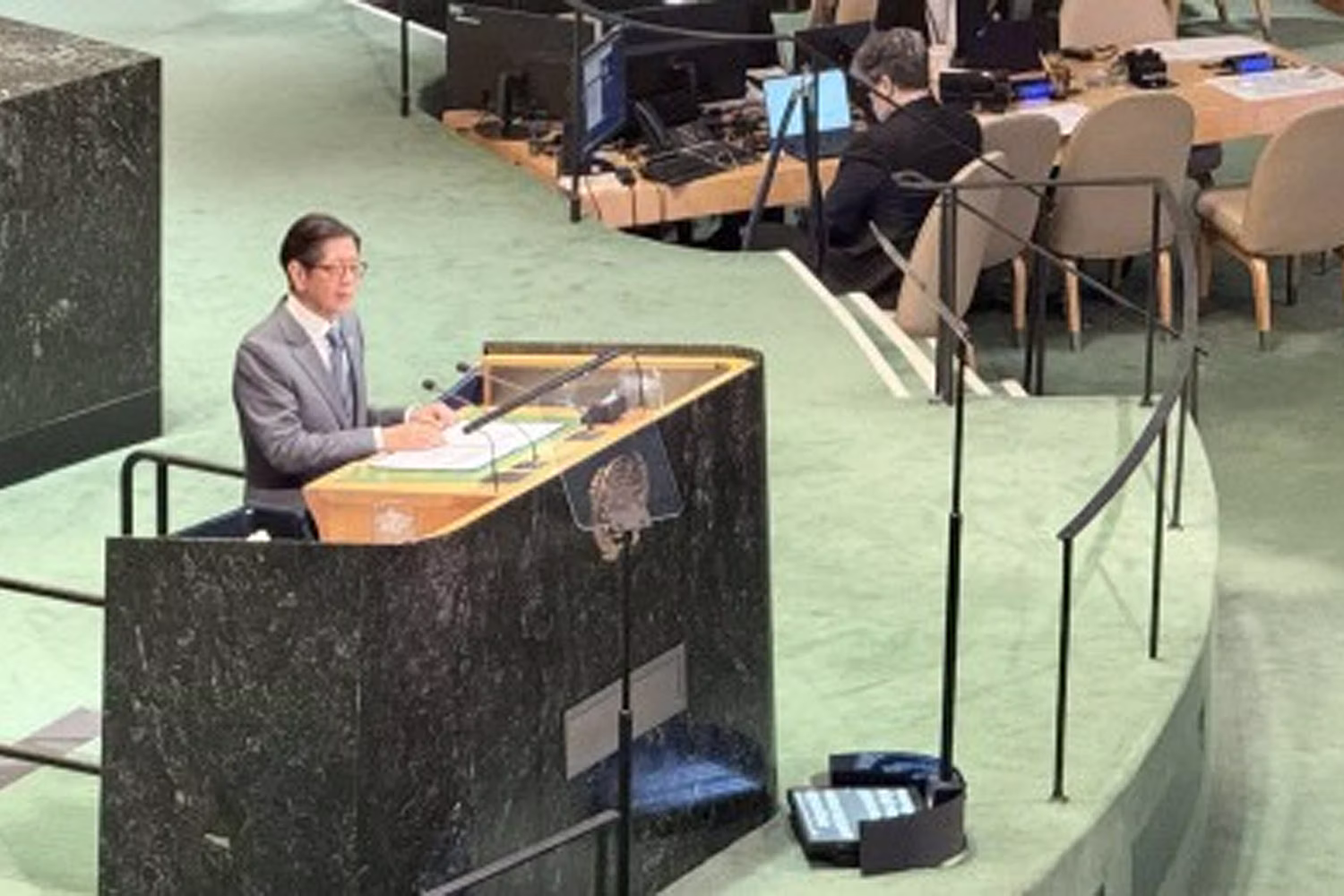 第70回女性の地位委員会で演説するマルコス大統領