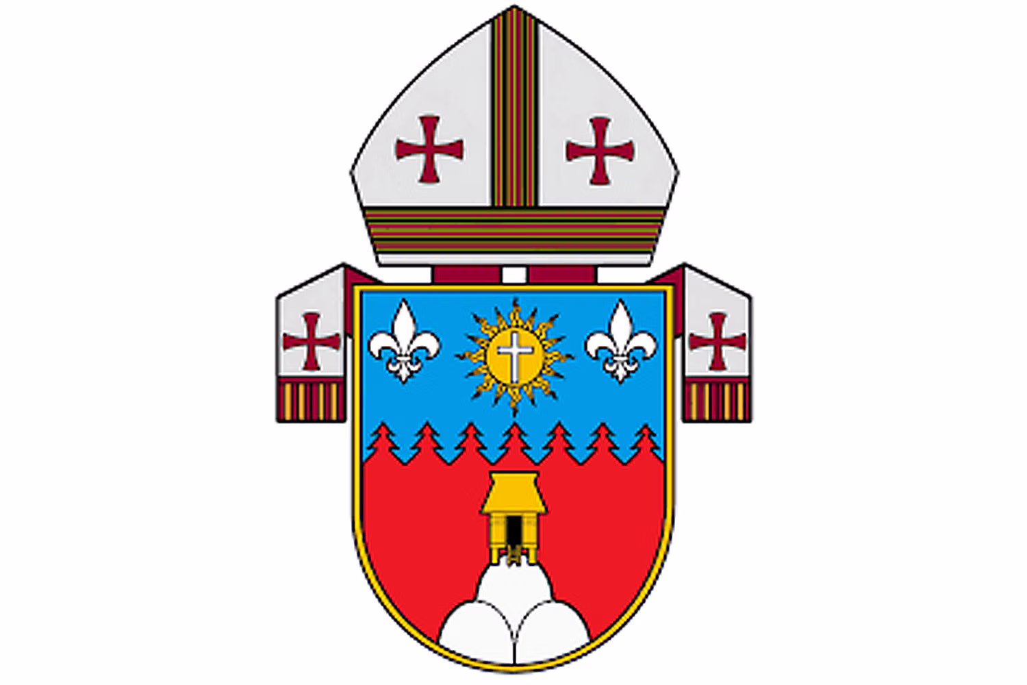 カトリック教会バギオ教区のロゴ