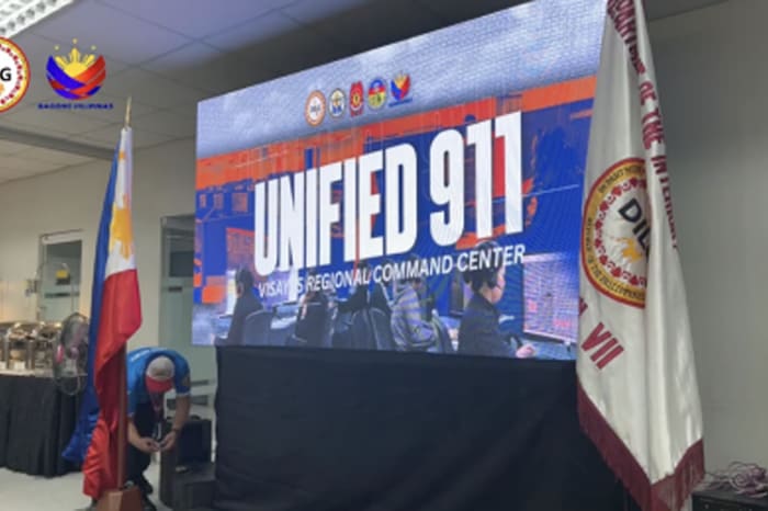 ２０２５年10月25日にセブ市に開設された統合９１１地域司令センター