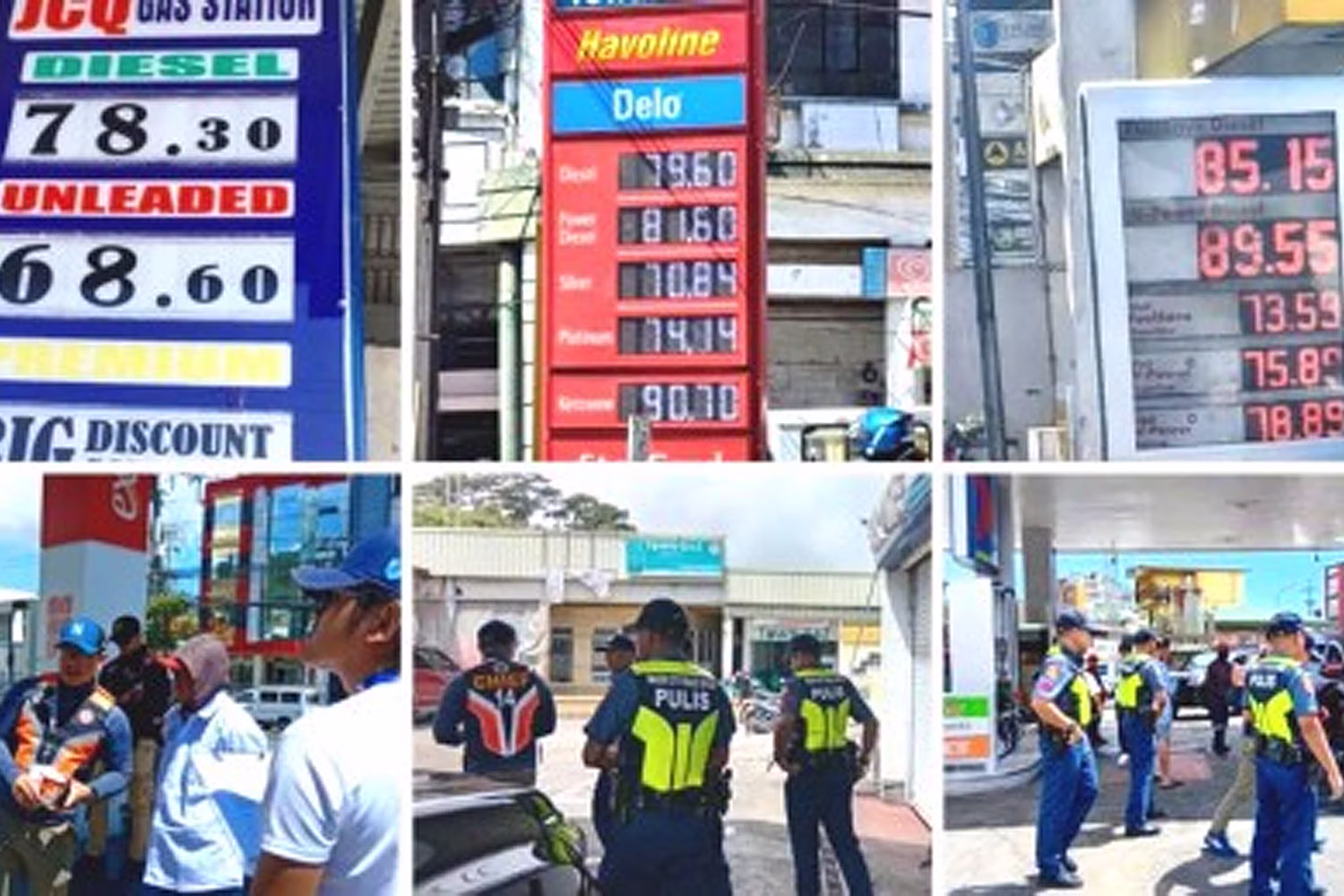 ガソリンスタンドの価格を監視する価格監視評議会メンバー