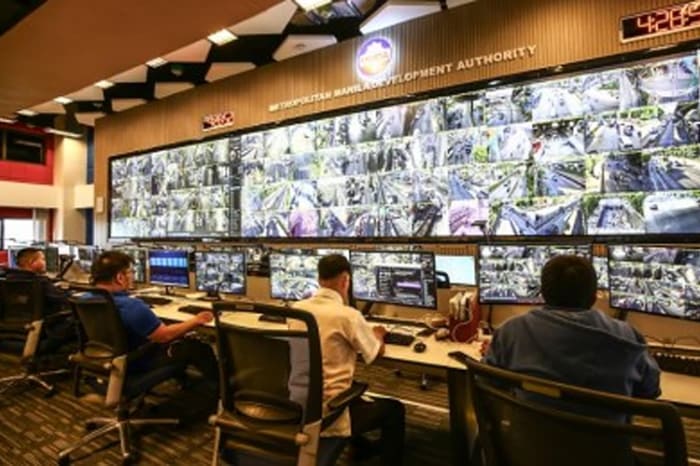 首都圏パシッグ市のＭＭＤＡ指令センター