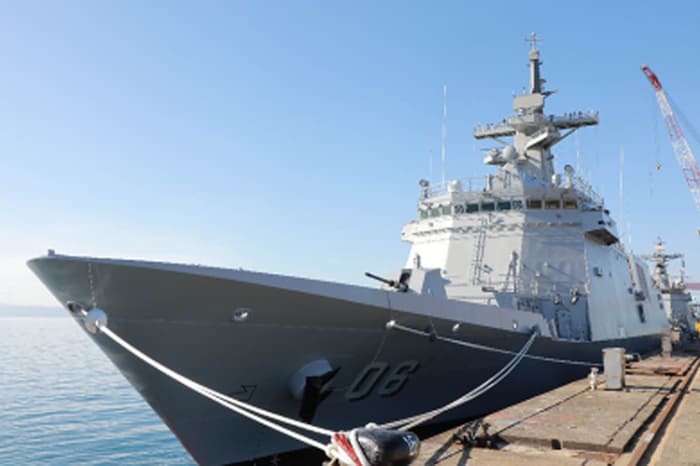 比海軍の「BRPミゲル・マルバール」