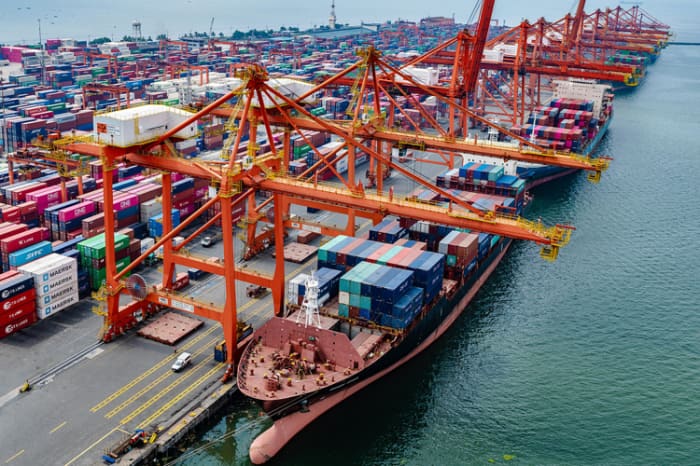 ICTSIが運営するマニラ国際港ターミナル(資料写真)