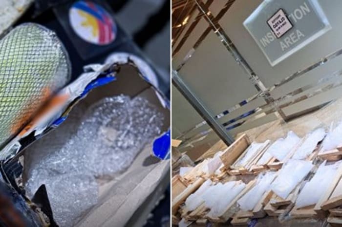 ニノイ・アキノ国際空港とクラーク港で押収された違法薬物