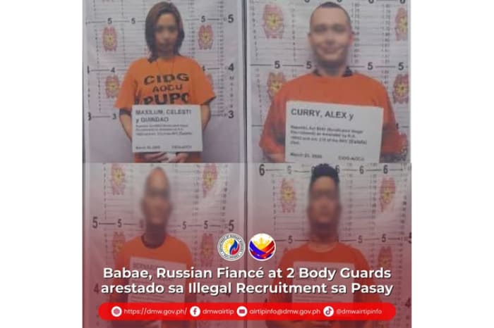 就労斡旋詐欺の容疑で逮捕された4人