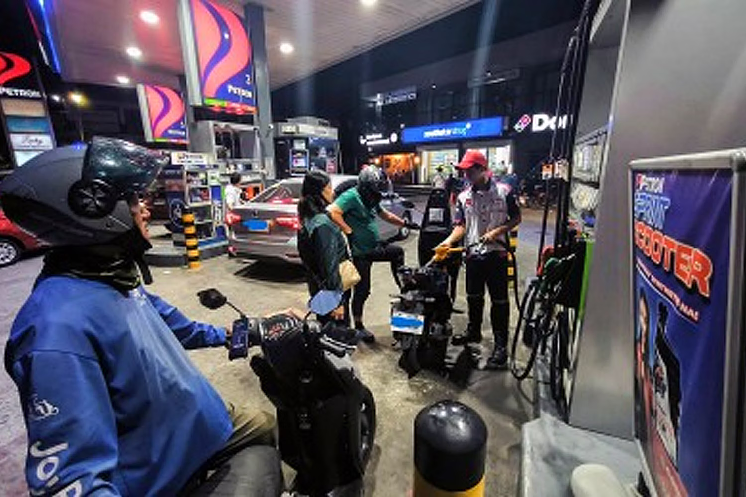 ケソン市のガソリンステーション（資料写真）