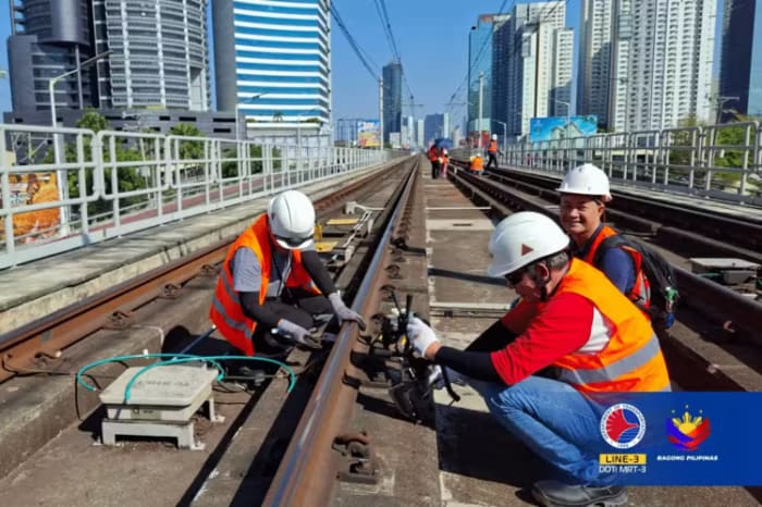 MRT3号線のメンテナンス工事