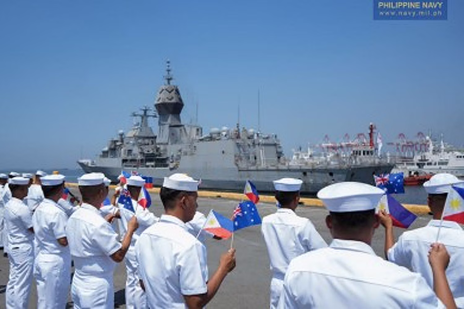 オーストラリア海軍のフリゲート艦「トゥーンバ」