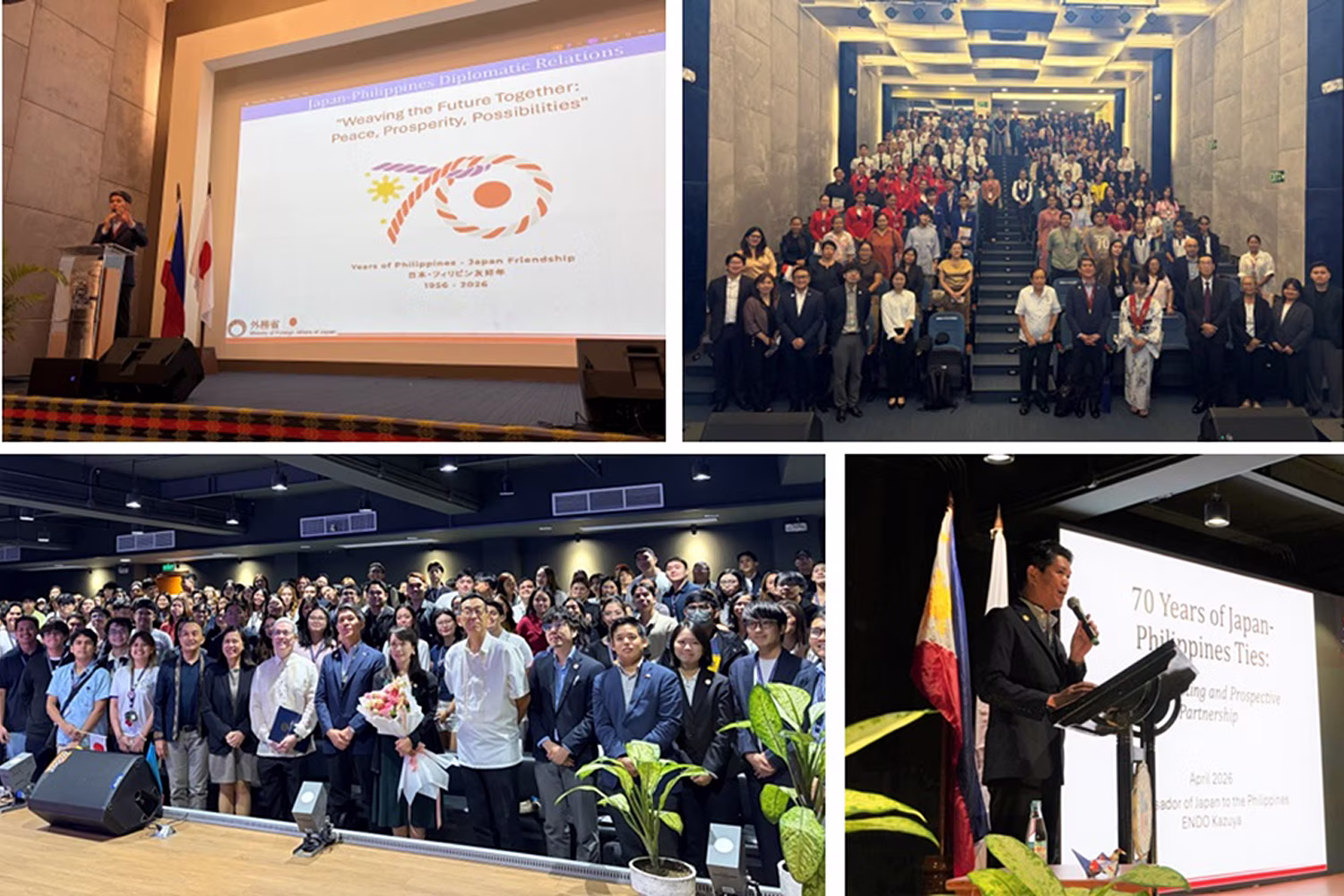 ダバオ市を訪問した遠藤大使