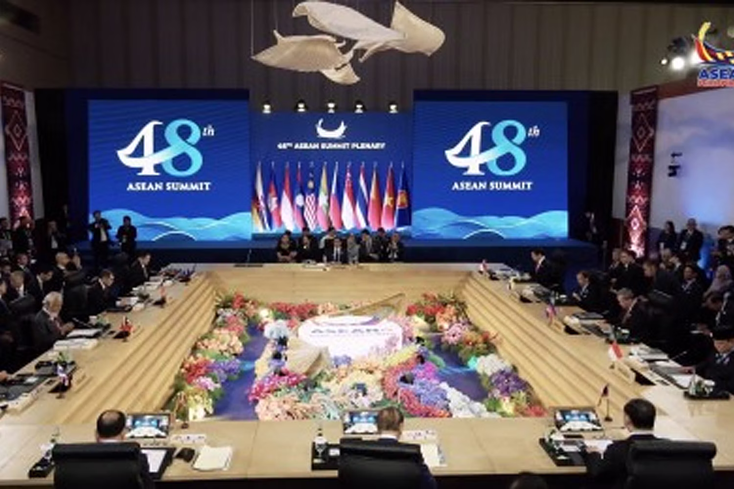 第48回ＡＳＥＡＮ首脳会議の全体会合