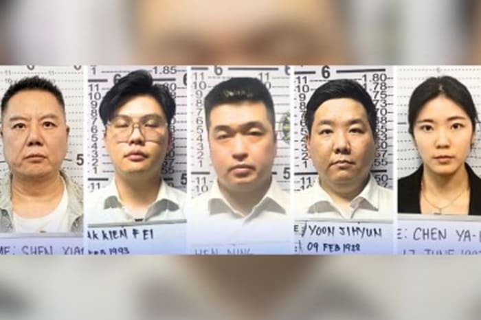 パサイ市のニューポート・シティー内にあるカジノで入管が拘束した５人