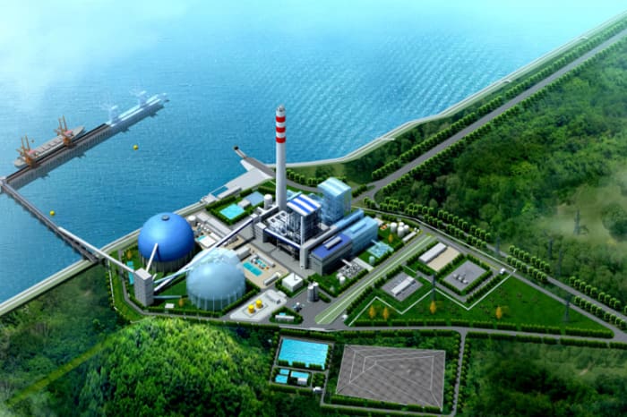 緊急停止したバタアン州ディギニン石炭発電所（ＣＧ）