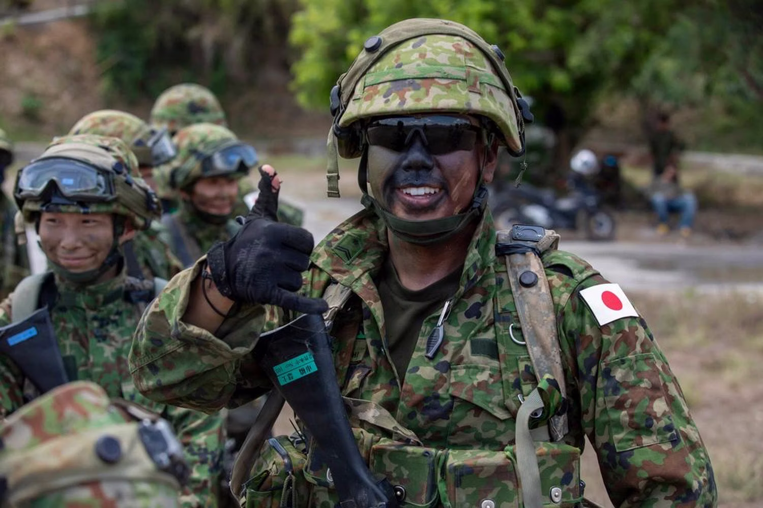 「サラクニブ」に参加した自衛隊員
