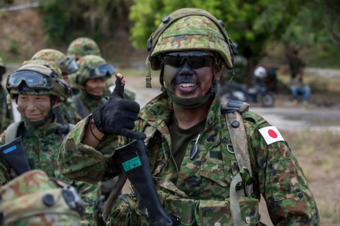 「サラクニブ」に参加した自衛隊員