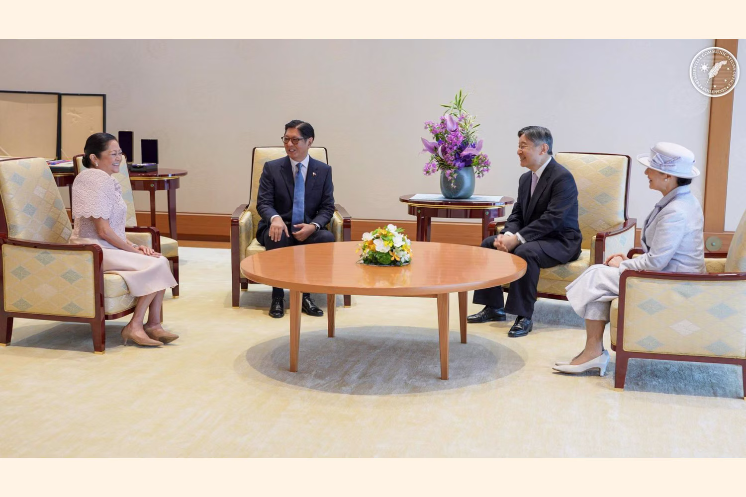 Marcos meets Imperial Couple during a state call, receives Japan’s highest honor