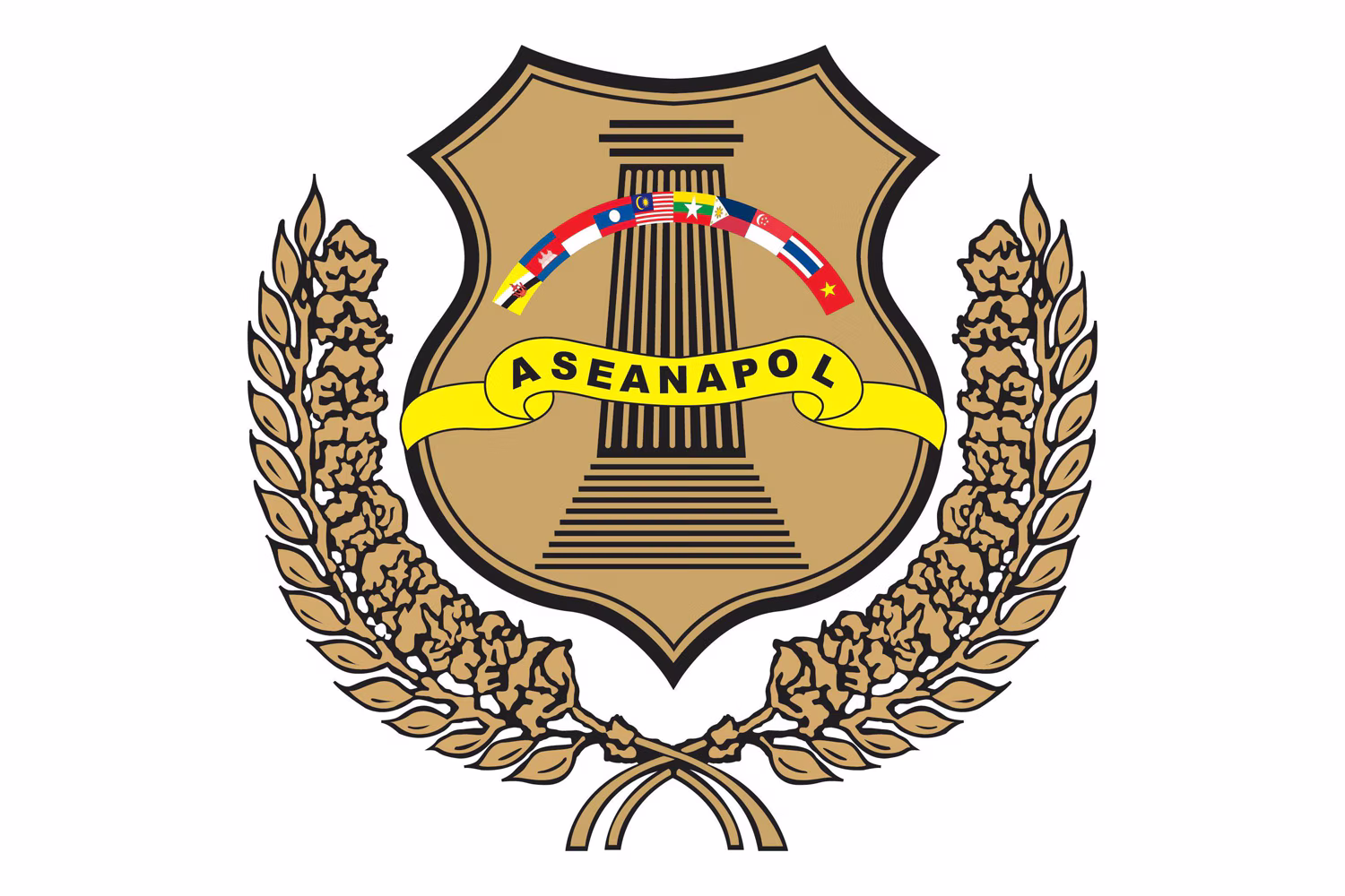 東南アジア諸国連合国家警察長官会議のロゴ