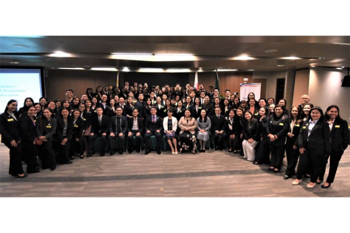 外国青年誘致事業および人材育成奨学計画の合同交流会