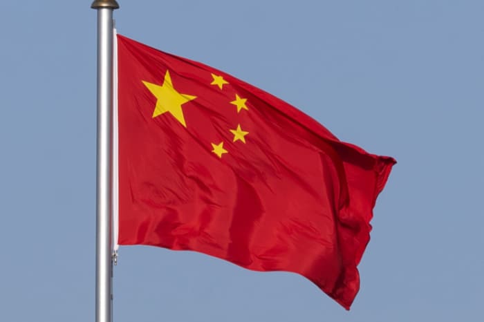 中国国旗（ＥＰＡ時事）