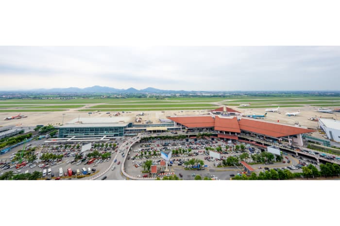 ハノイのノイバイ国際空港