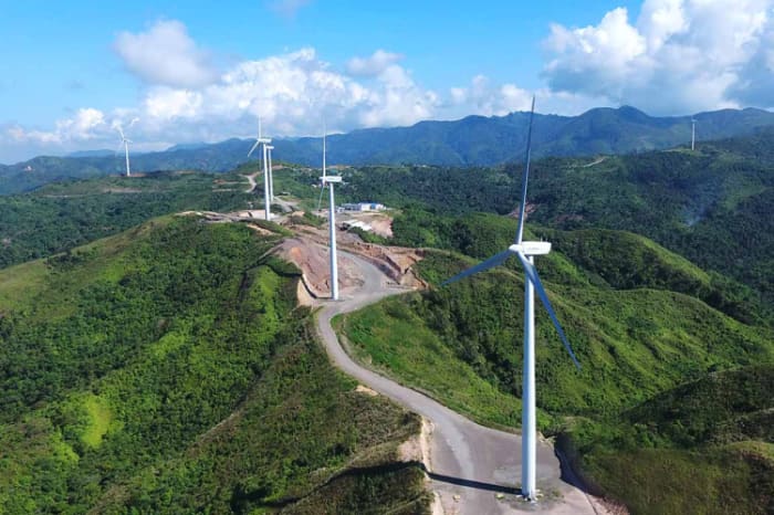 ナバス風力発電事業地