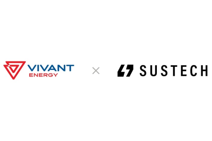提携合意したビバントエナジー、Sustech両社のロゴマーク