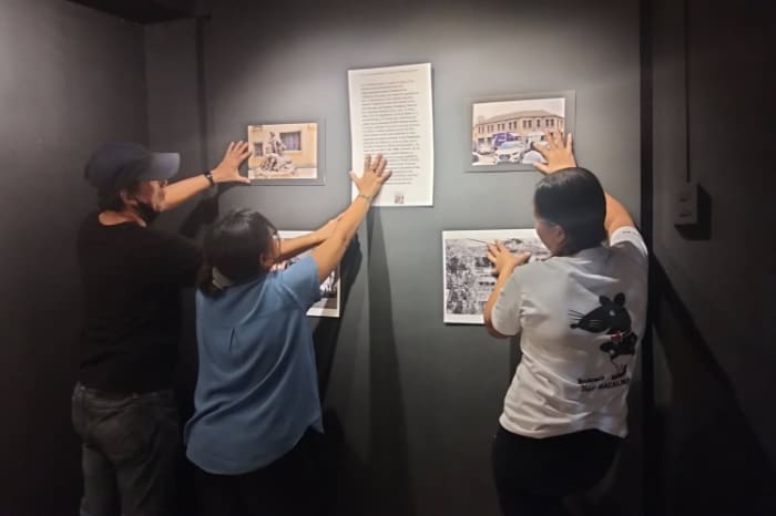 展示の準備は元慰安婦の遺族らにより行われた