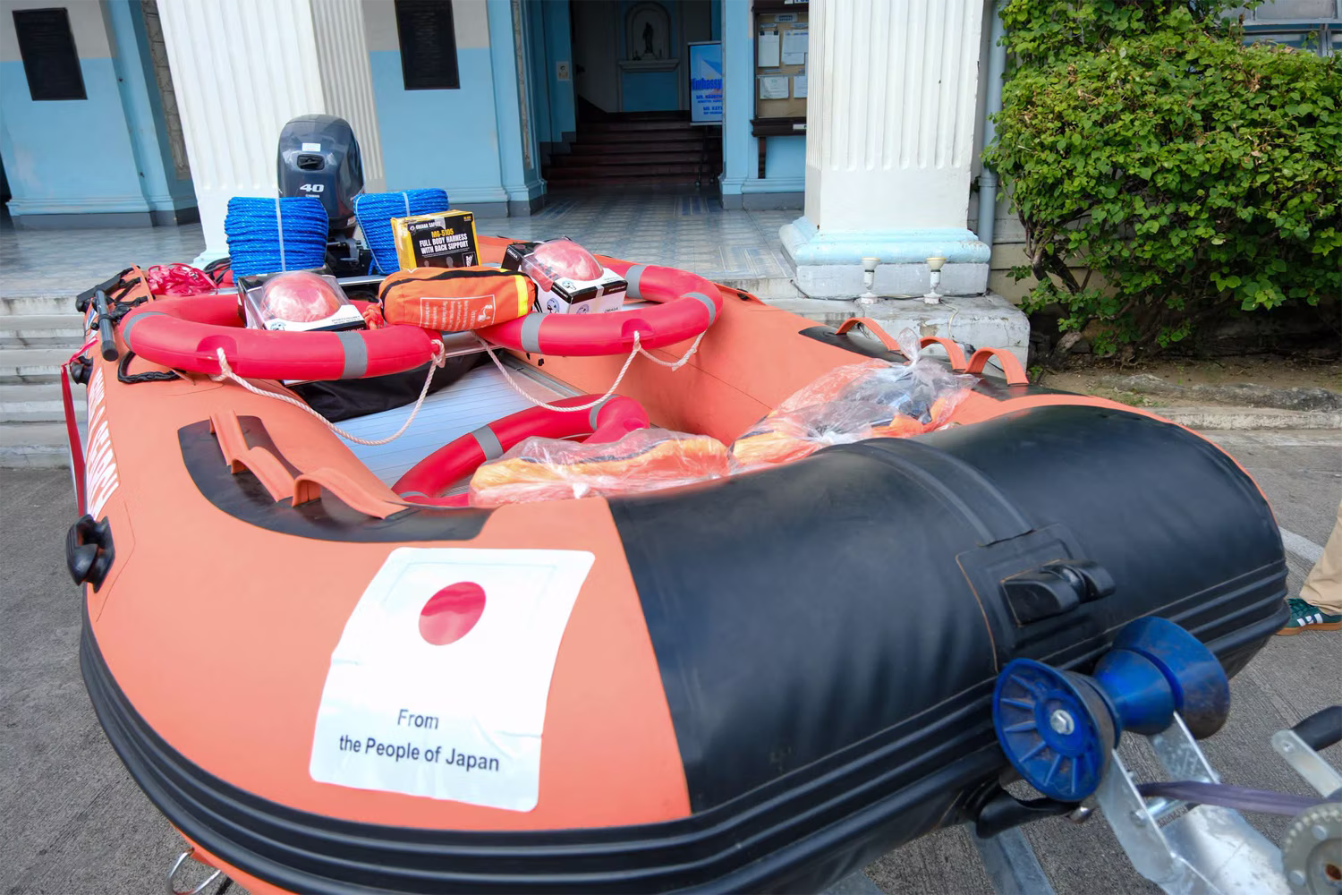 Japan provides rescue boats to Ilocos Norte