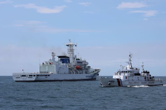 Anti-piracy drill. PCG Photo